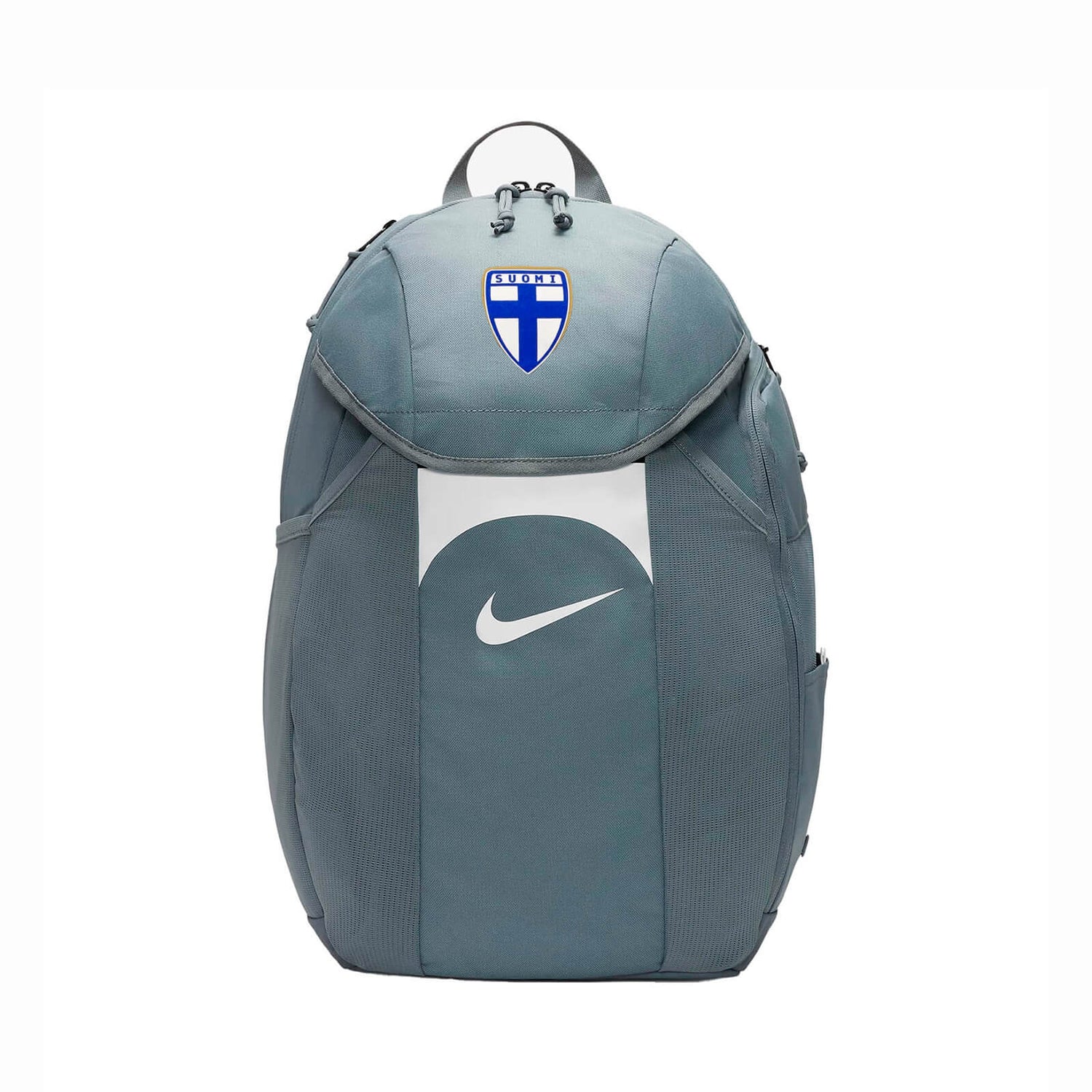 Nike Academy Team Storm-FIT football backpack, with ball pocket, Grey