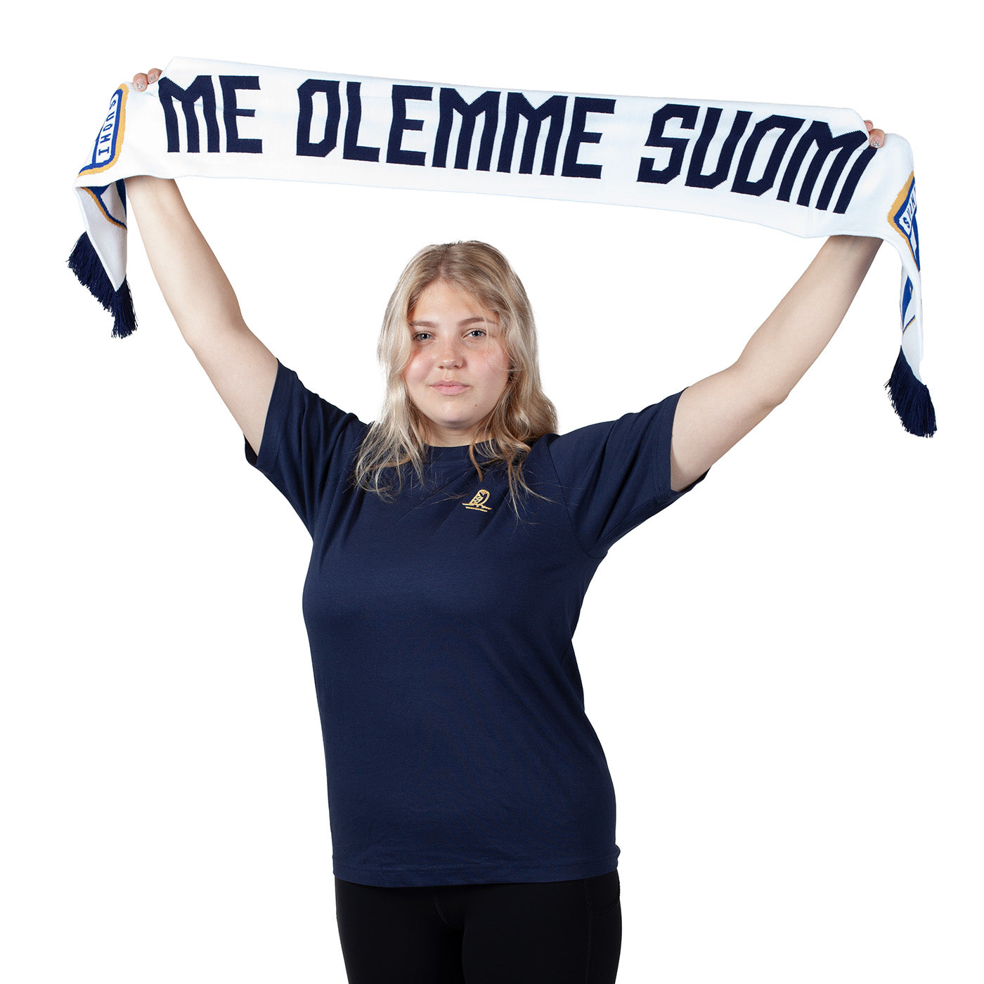 Me Olemme Suomi kaulahuivi, Valkoinen