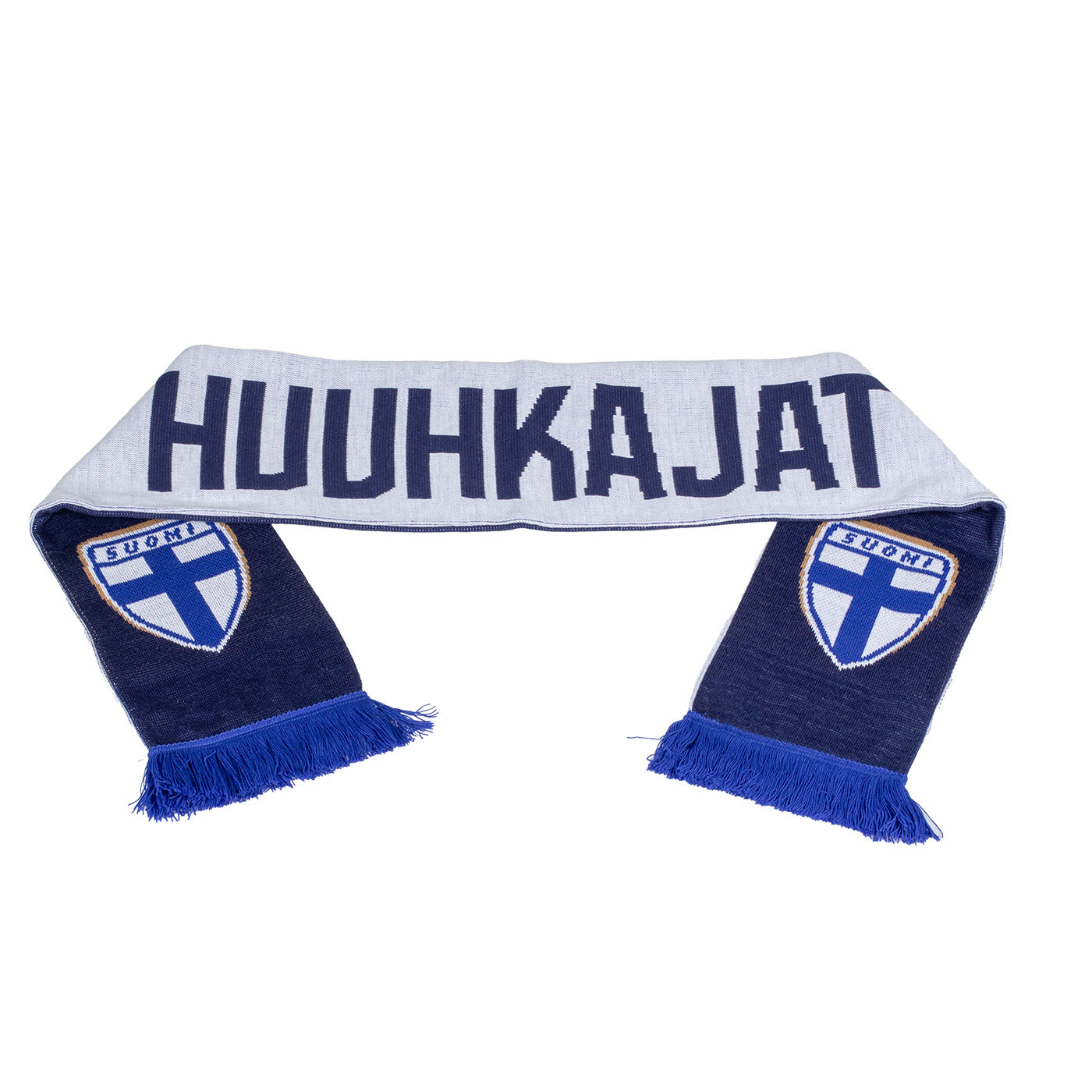 Huuhkajat Scarf, White/Navy Blue