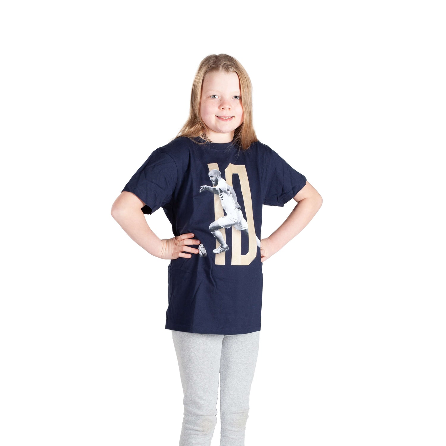 Teemu Pukki #10 fan shirt, Navy blue, Kids