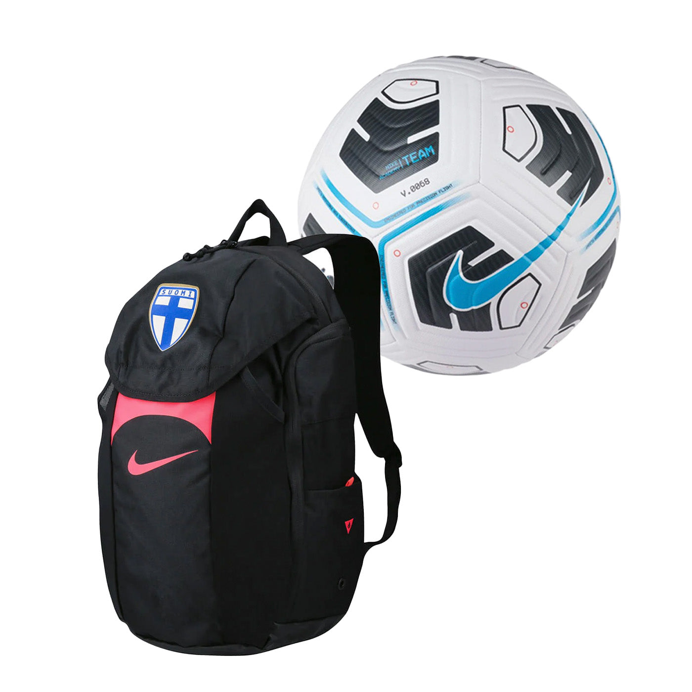 Academy Team Storm-FIT football backpack + Academy Team football