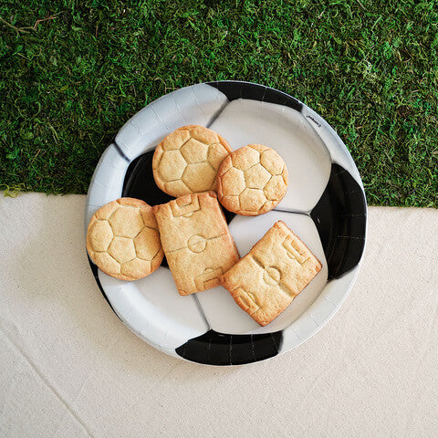 Soccer cookie cutters