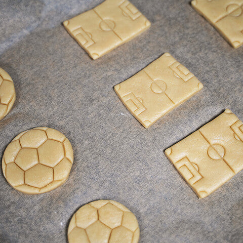 Soccer cookie cutters