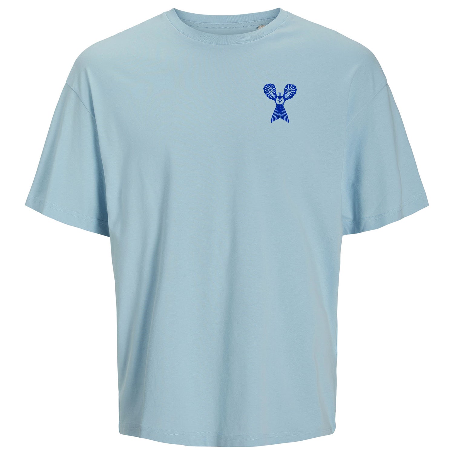 Pieni pöllö by Klaus Haapaniemi loose fit t-paita, Taivaansininen