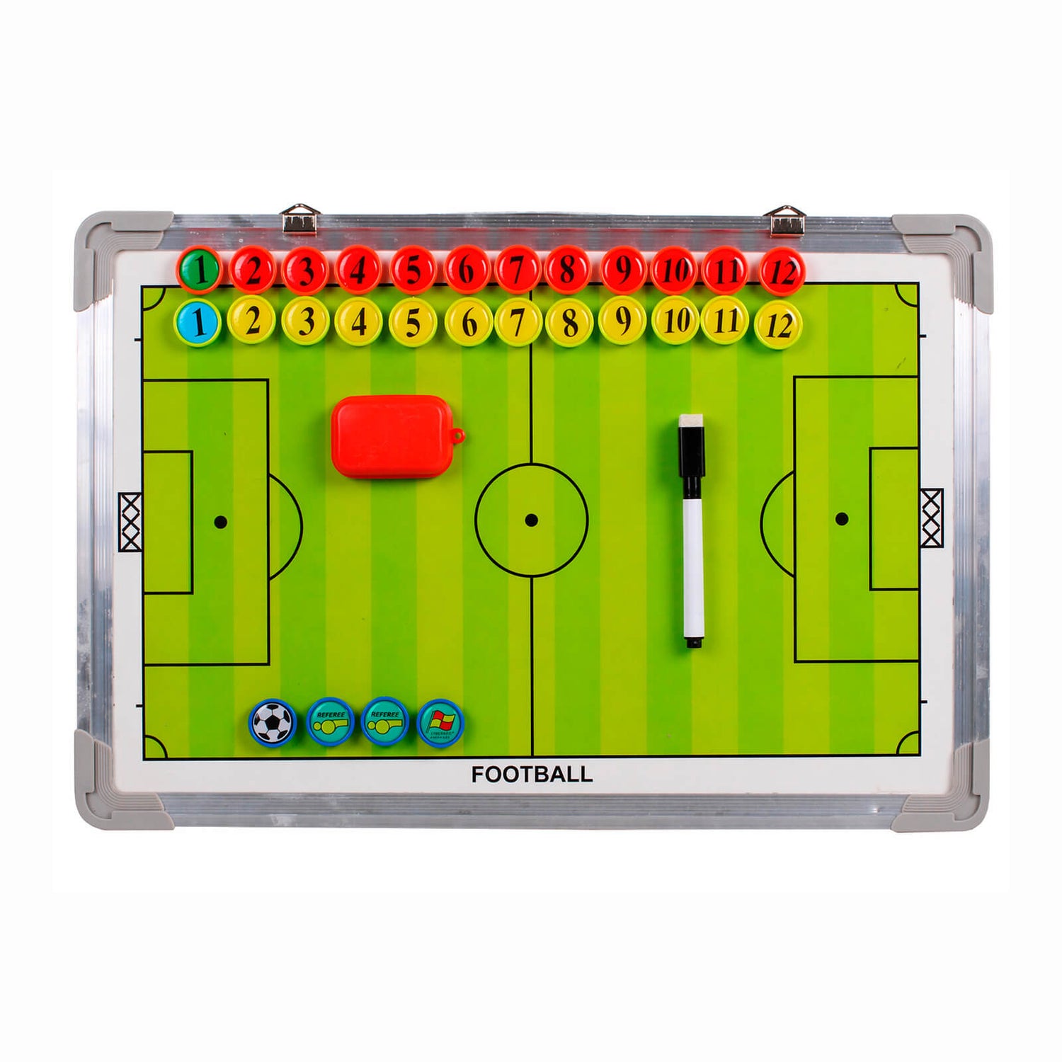 Coach's magnetic board