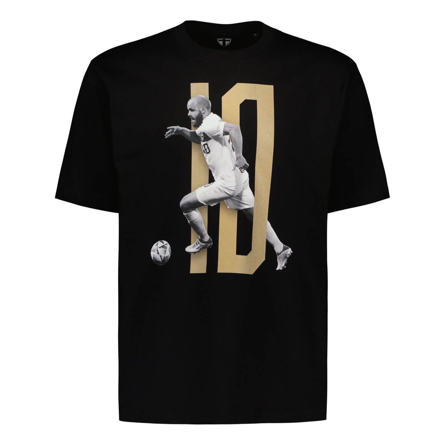 Teemu Pukki #10 Fan T-shirt, Black, Kids