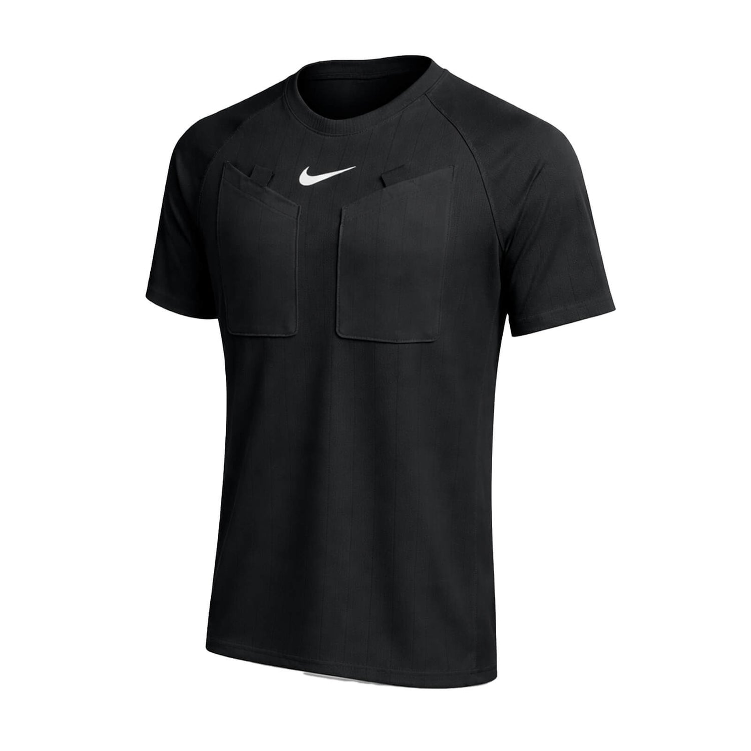 Official Dri-FIT Referee III Short Sleeve Jersey + Referee Badge, Black