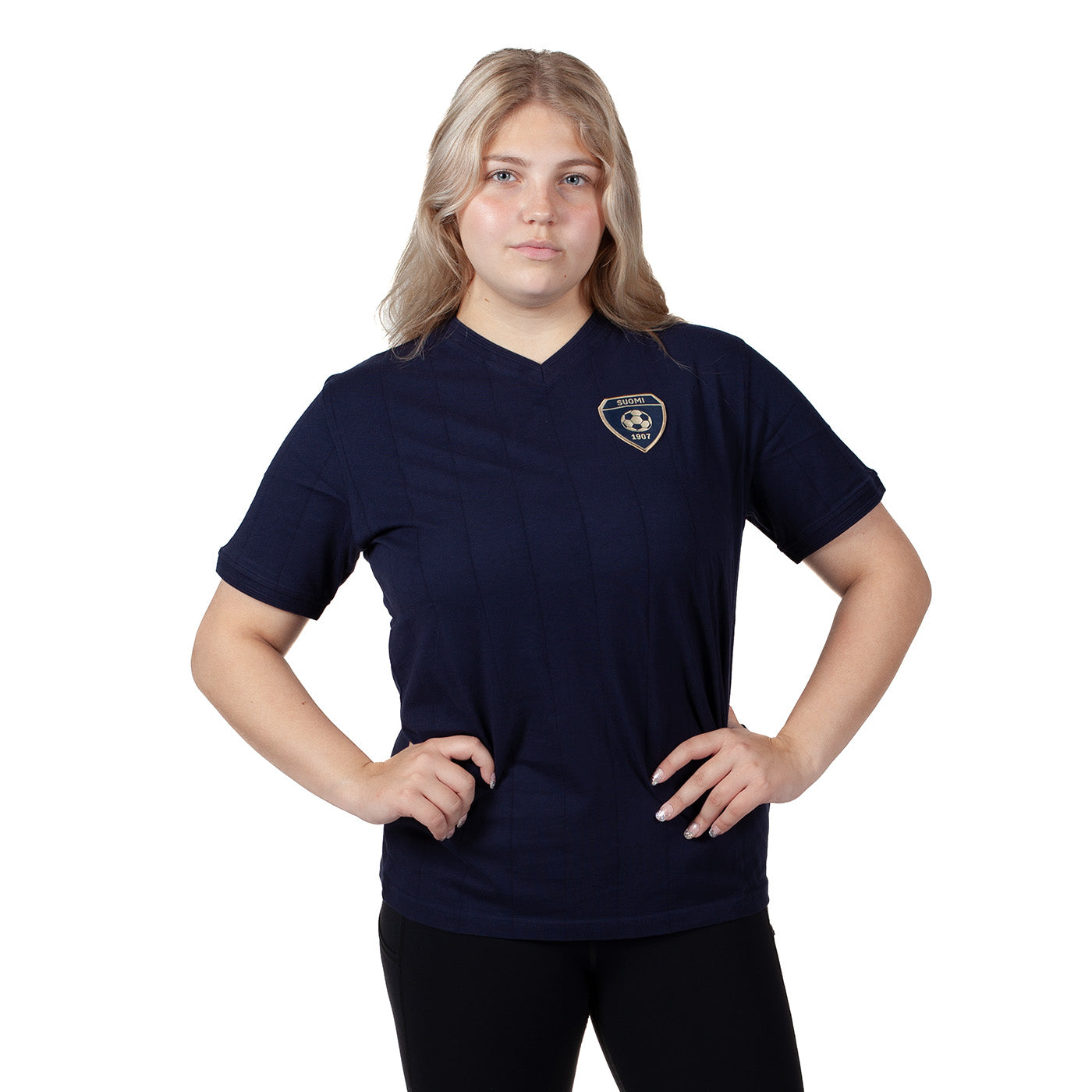 Retro 1907 Cotton t-shirt, Navy Blue