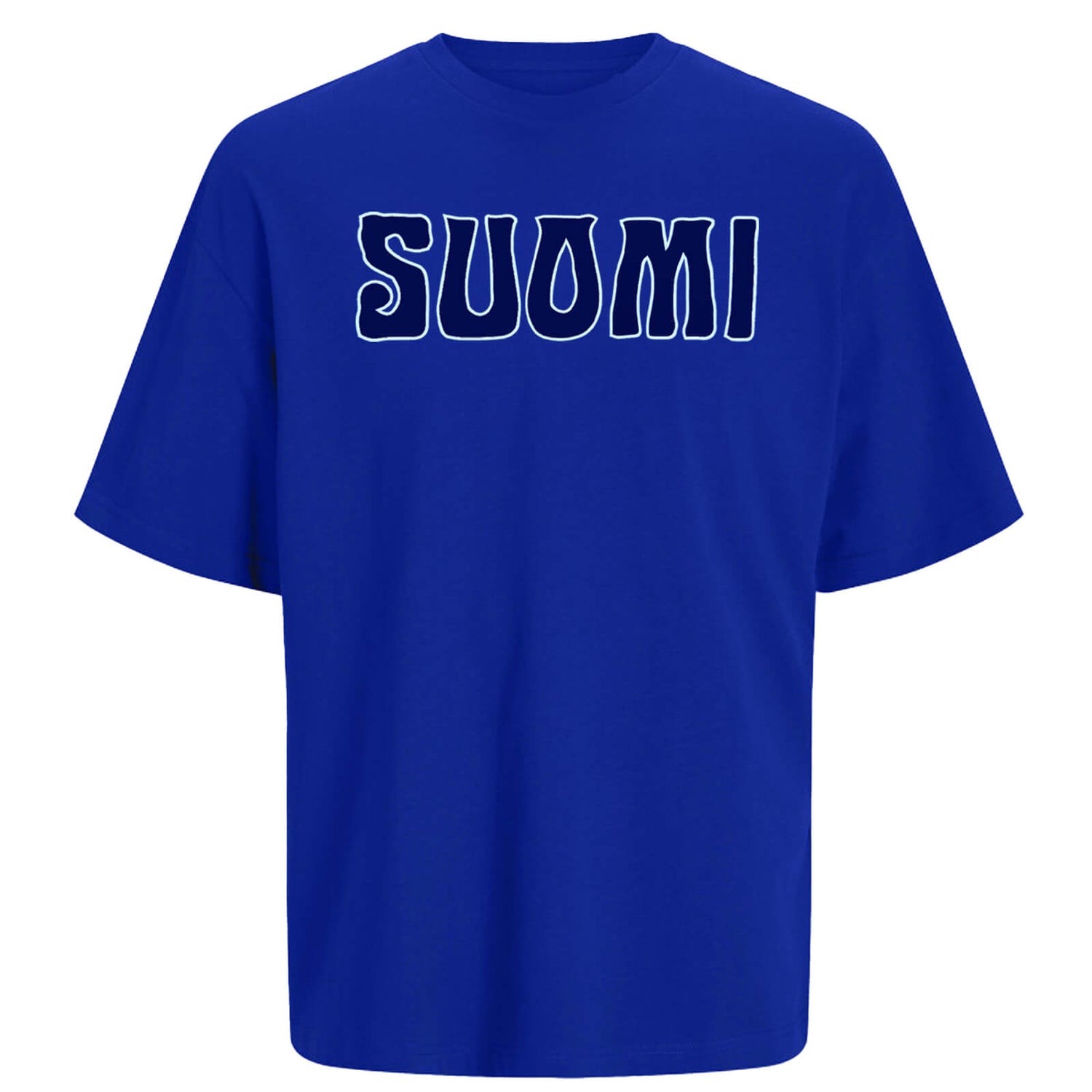 SUOMI by Klaus Haapaniemi loose fit t-shirt, Electric blue