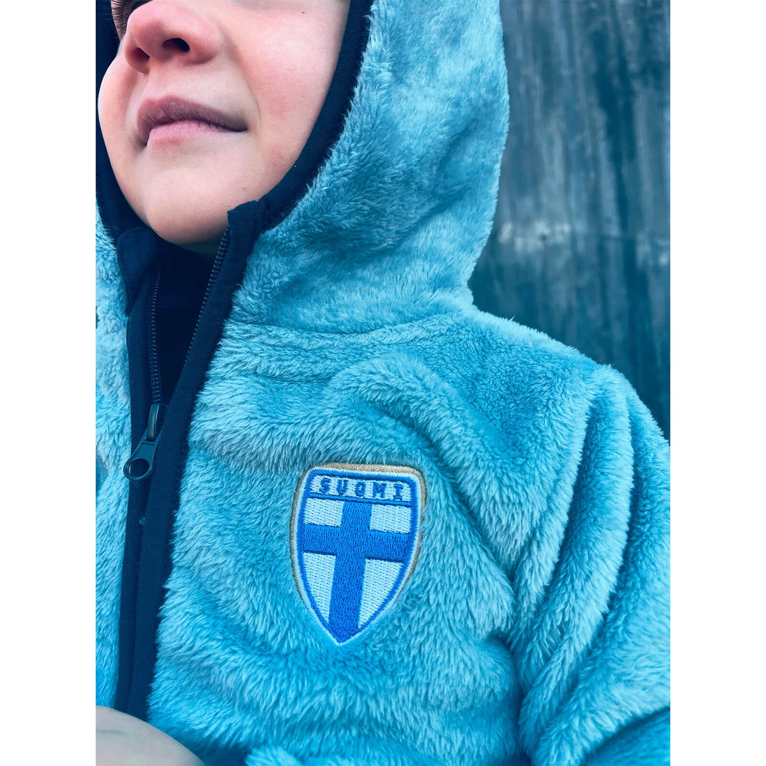 Finland Teddy Hoodie, Kids