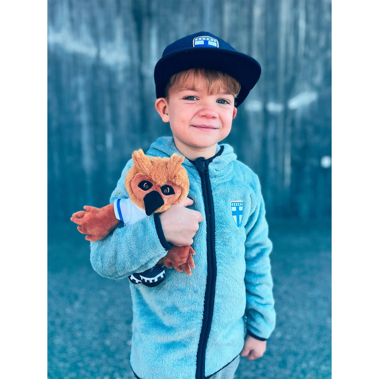 Finland Teddy Hoodie, Kids