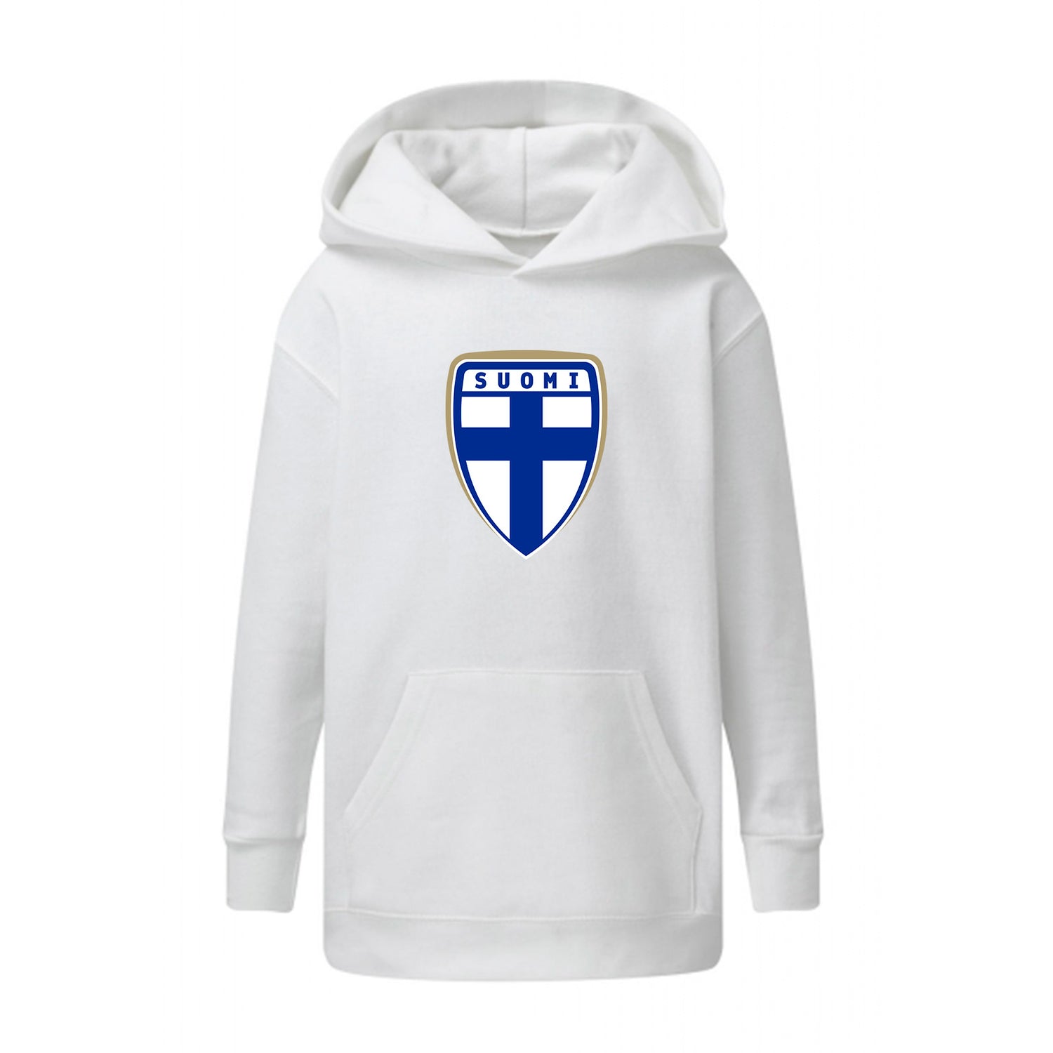 Vaakuna hoodie, White, Children