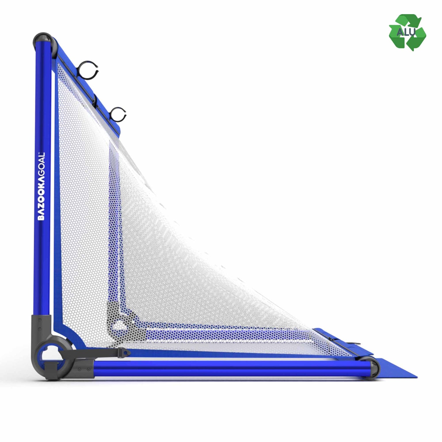 Bazooka Goal Alumiini XXL 180 x 90cm, Hopea