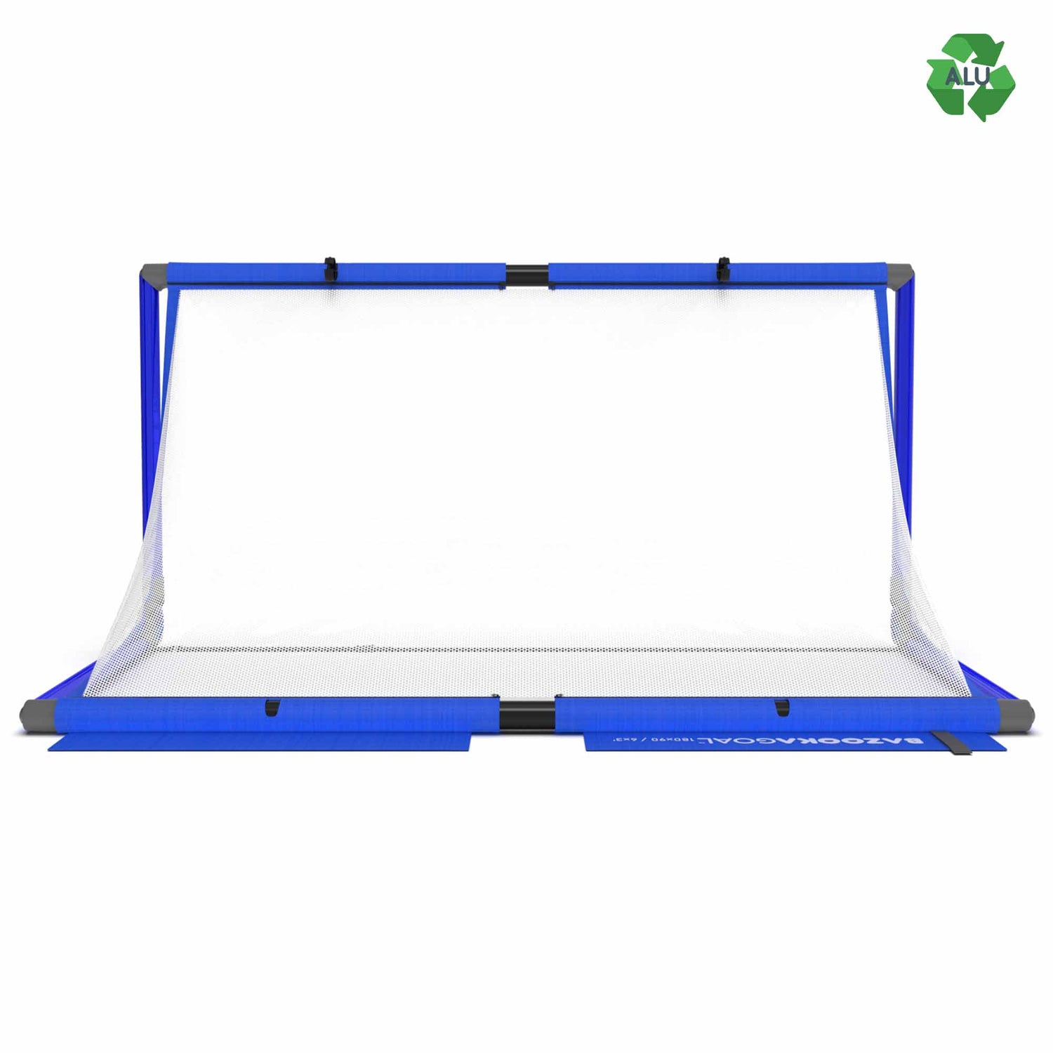 Bazooka Goal Alumiini XXL 180 x 90cm, Hopea