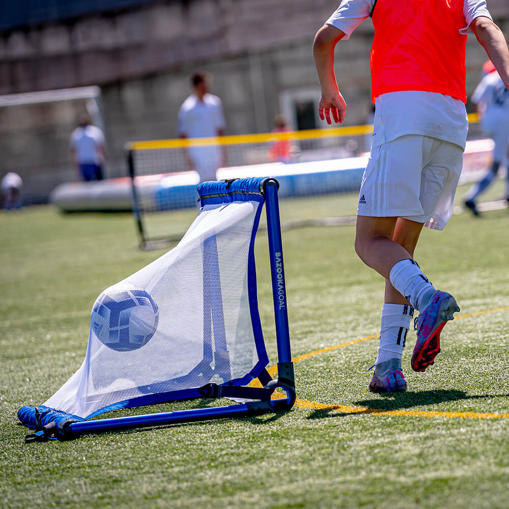 Bazooka Goal! Football goal, Aluminium, 120 x 75cm