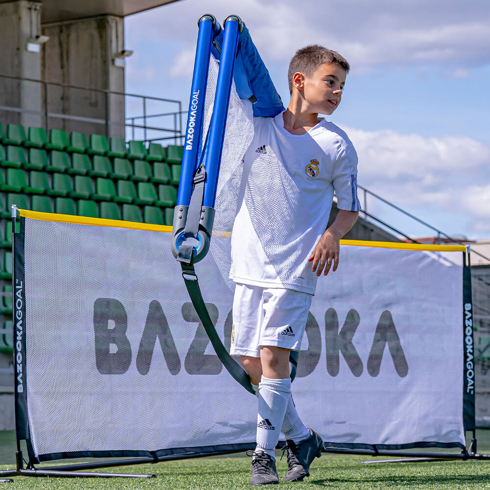 Bazooka Goal! Football goal, Aluminium, 120 x 75cm