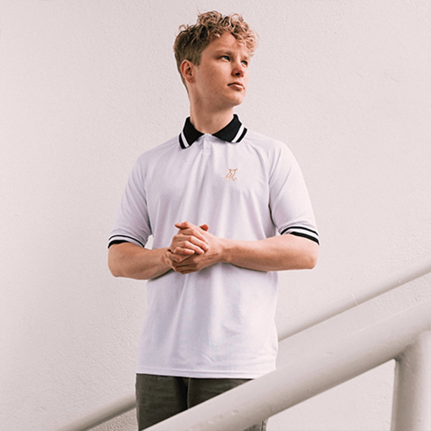 Bubi Jersey Polo, Valkoinen