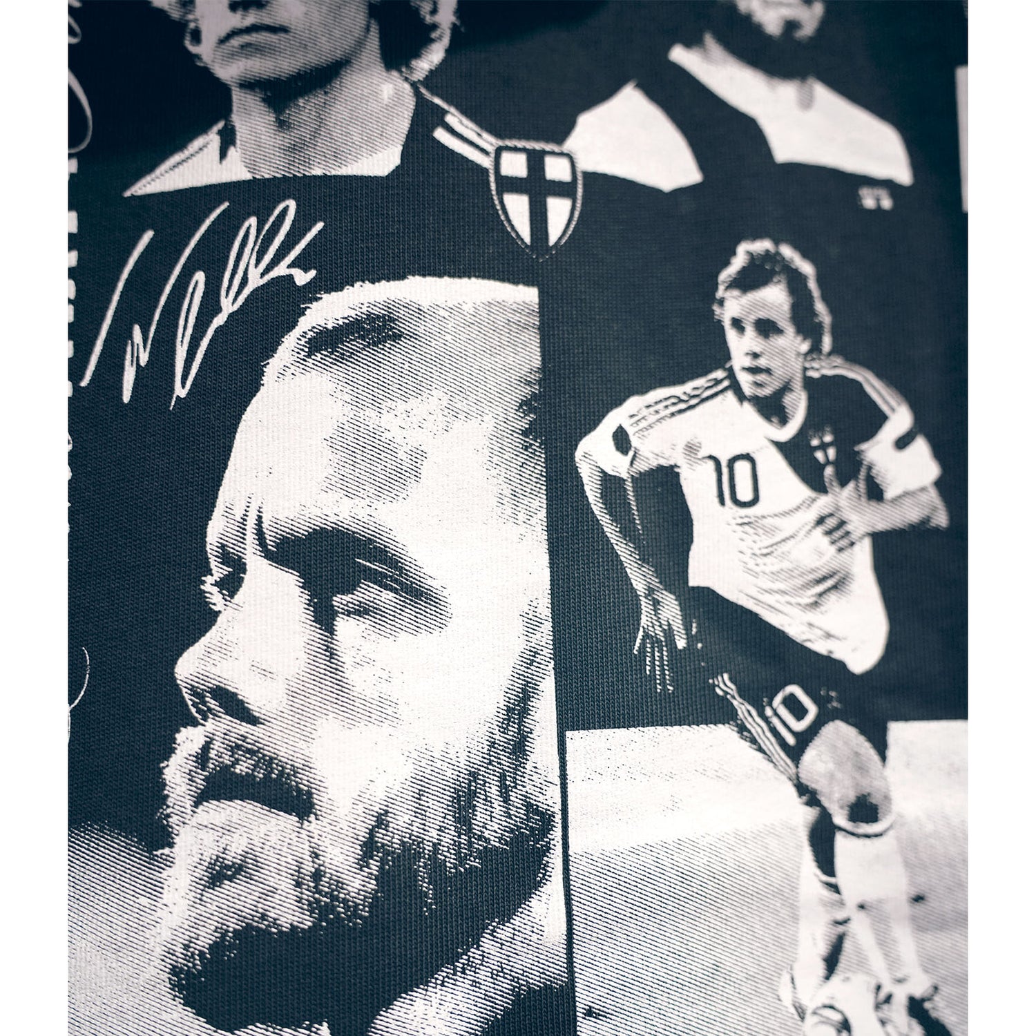 Santa Party Forever, Vintage Hoodie, Black