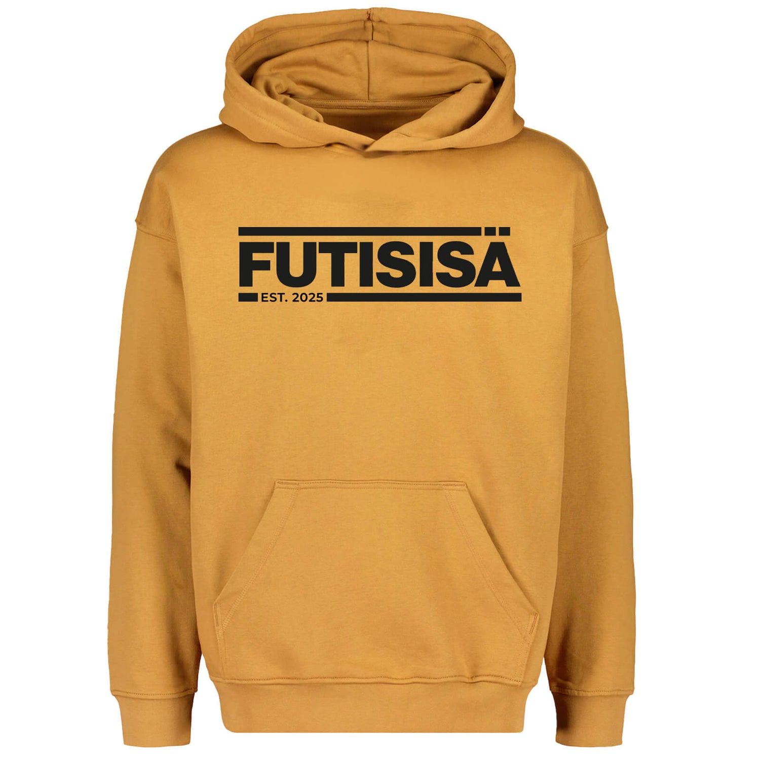 Futisfaija Football Boxy Hoodie, Black