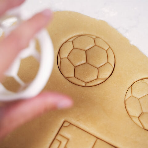 Soccer cookie cutters