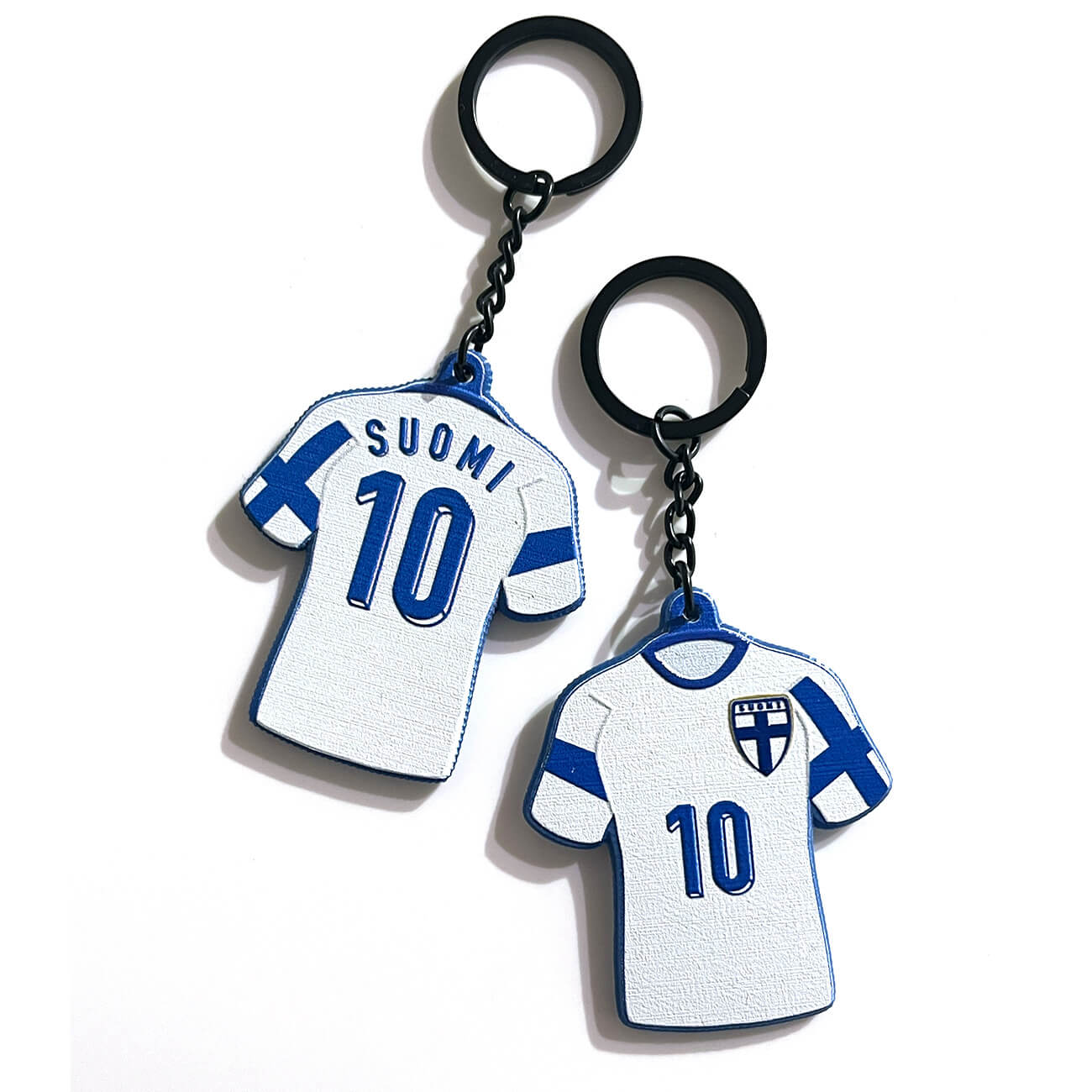Suomi #10 kotipelipaita avaimenperä