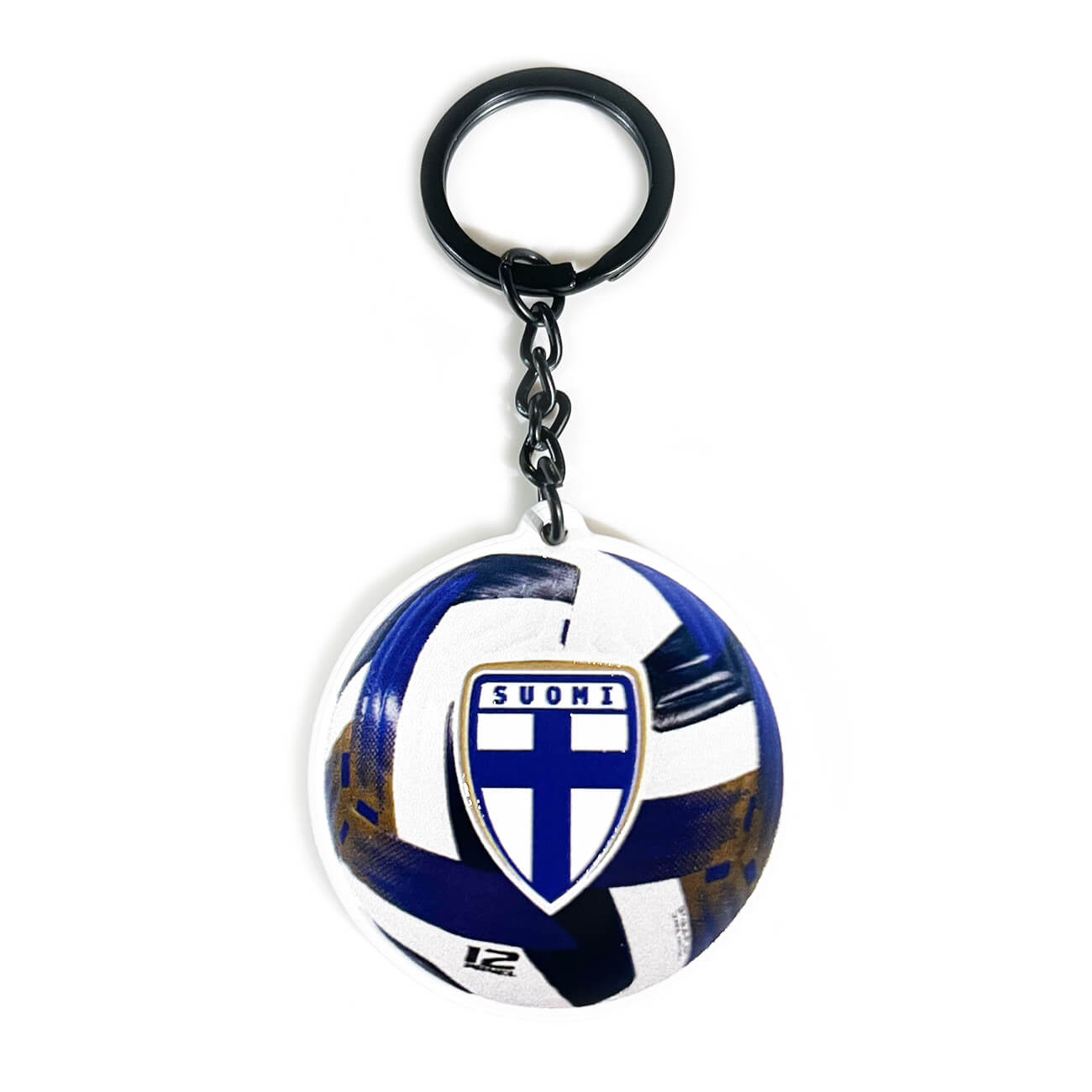 Finland football keyring