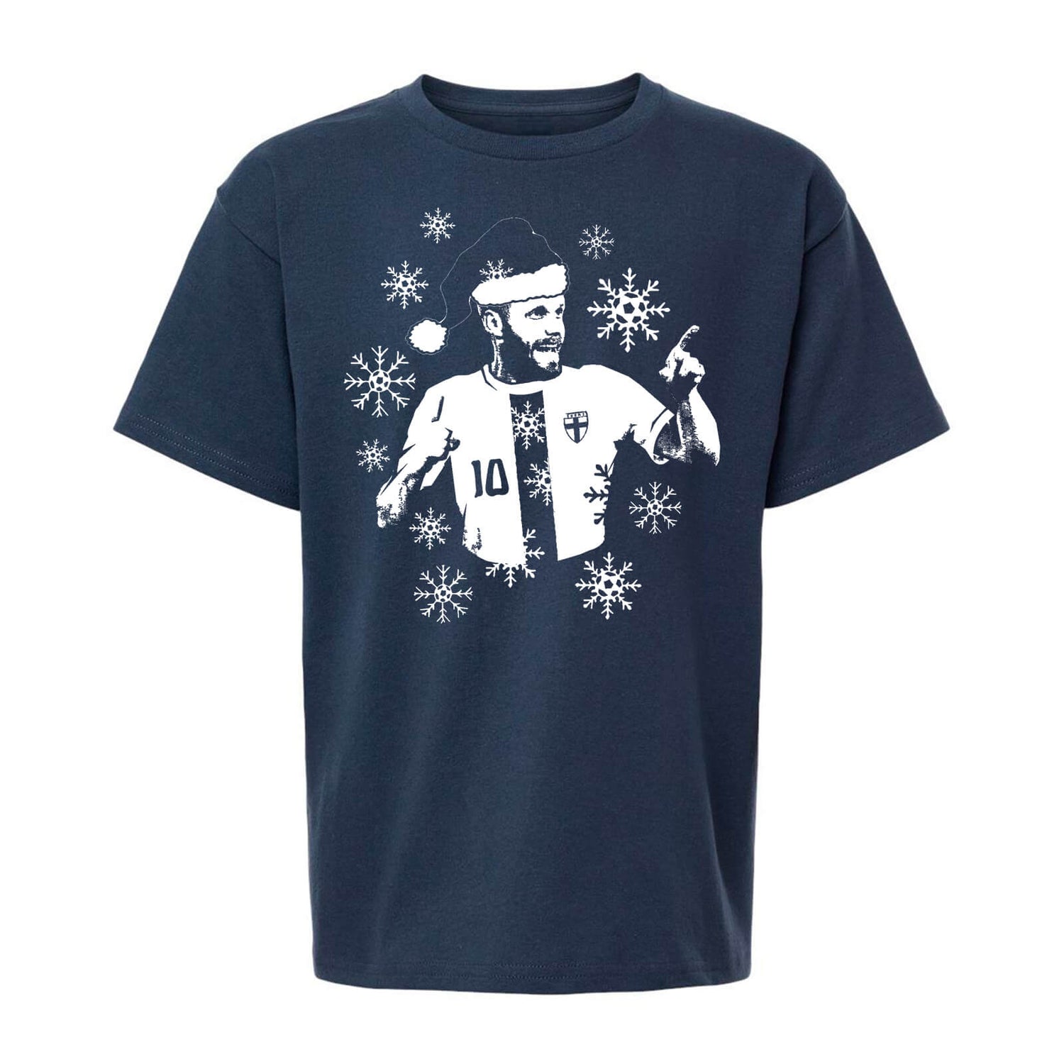 Santa Claus Christmas t-shirt, Dark blue