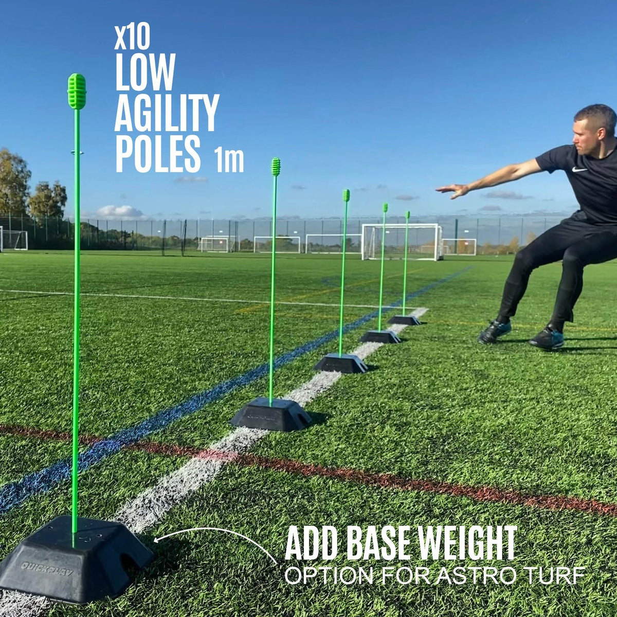 Quickplay agility poles 10 kpl valmistajan kuva 1
