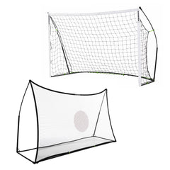 Quickplay Kickster 2-in-1 jalkapallomaali ja syöttöseinä 244 x 152 cm