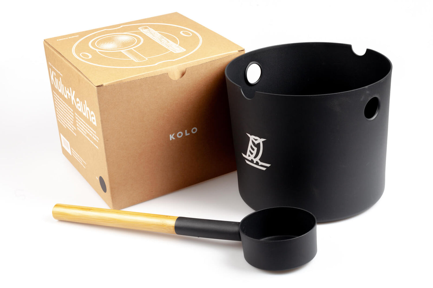 Bubi x KOLO Sauna Bucket and Ladle