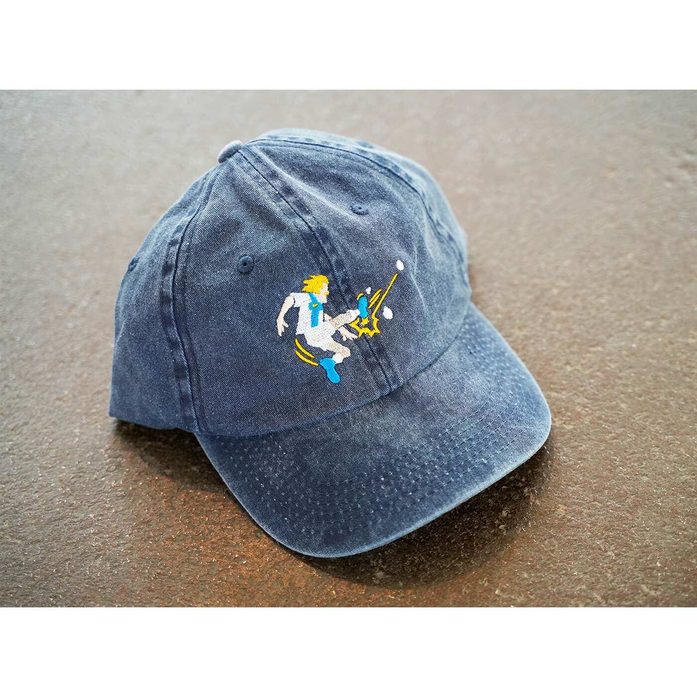 DANGER Jolle Washed Cap, Dark Blue