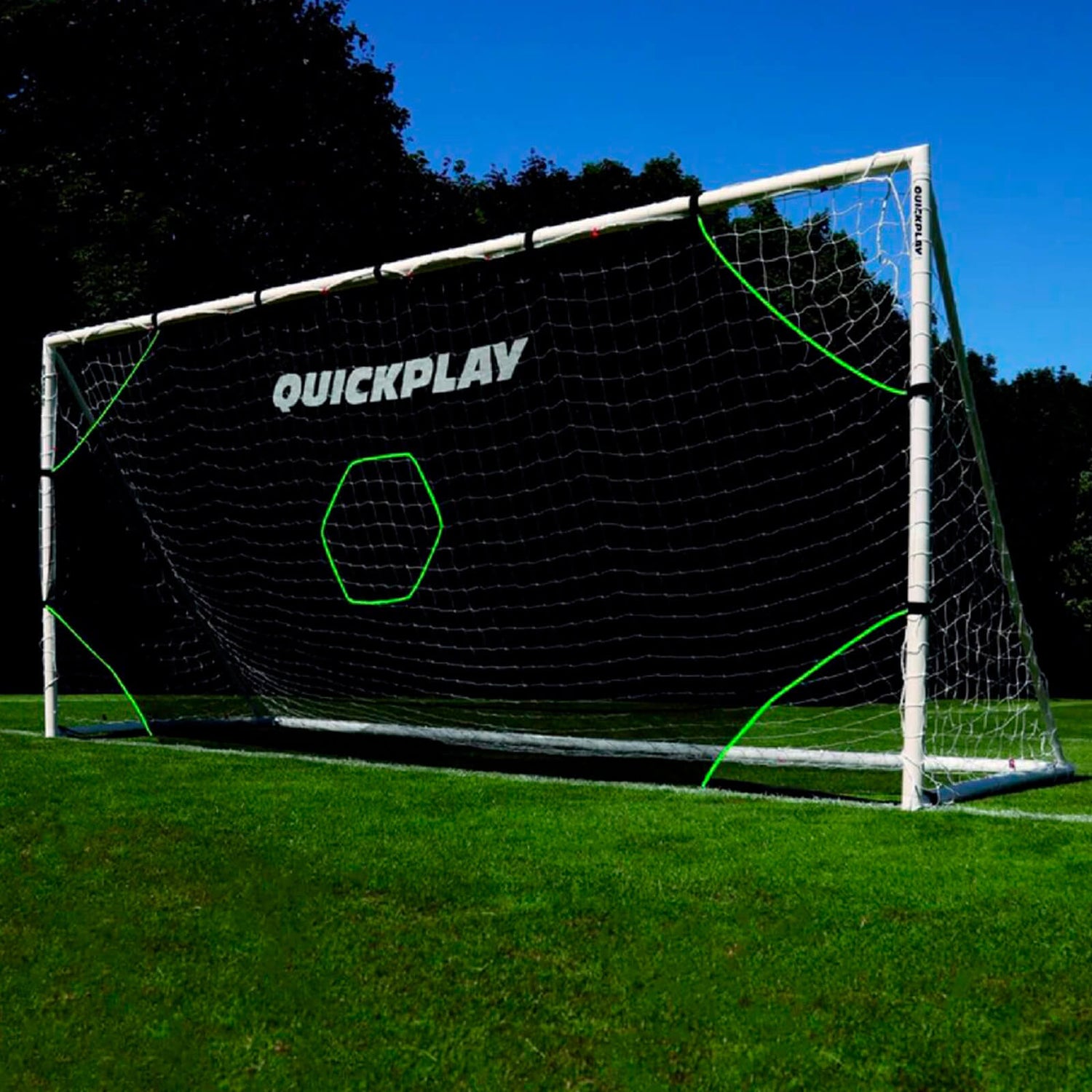 Quickplay Target Net Lite laukaisuharjoitusverkko 4,88 x 2,13 m jalkapallomaaliin