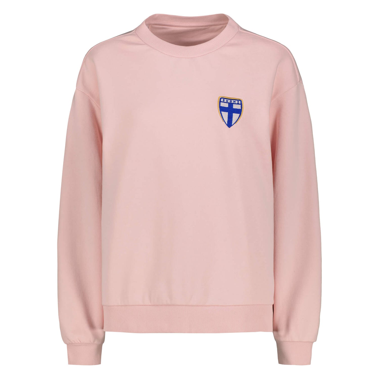 Finland Crest College with embroidery, Pink, Women