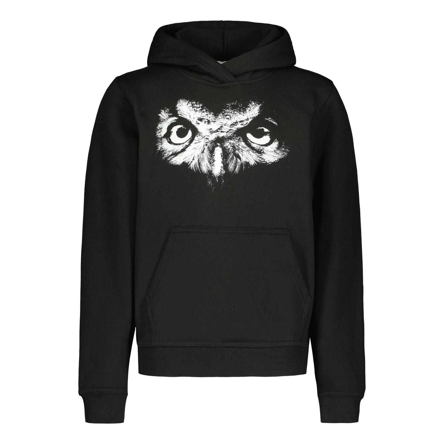 Huuhkaja's Eyes Hoodie, Black, Kids