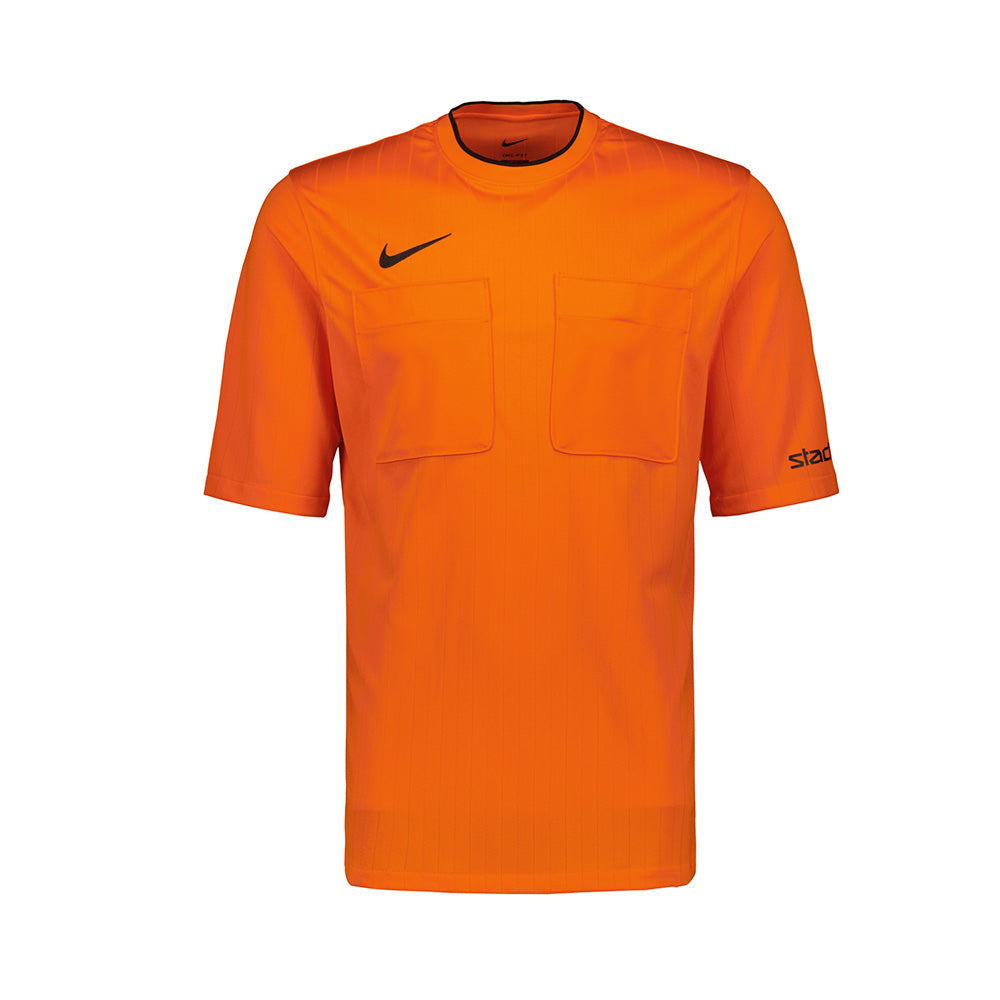 Referee's Short Sleeved Shirt, Orange + Referee Badge
