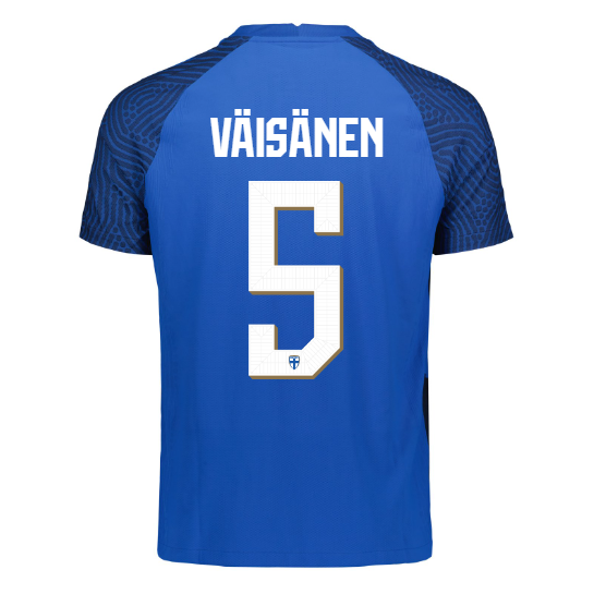 Finland Official Away Jersey 2022/23, L. Väisänen Print