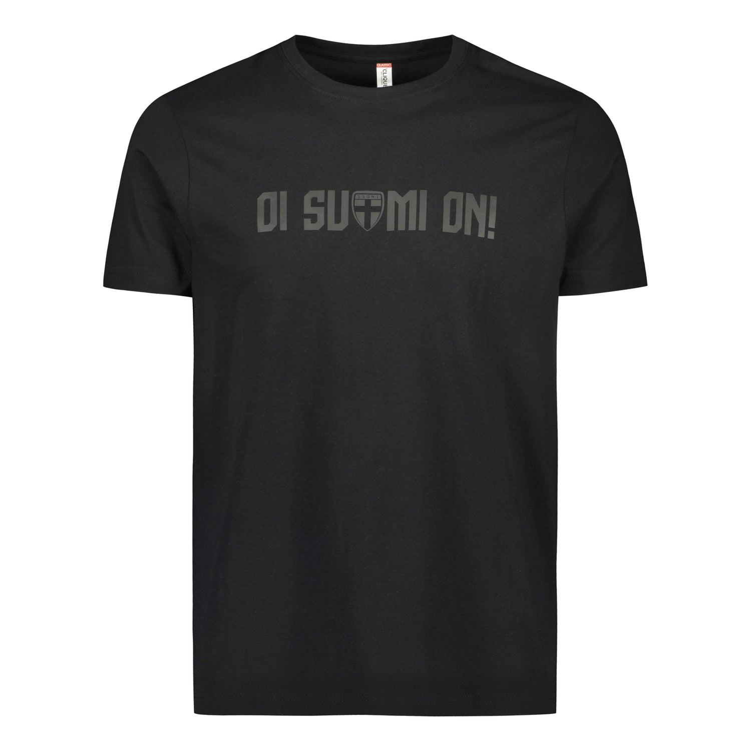 Oi Suomi on! Black Edition t-paita, Musta