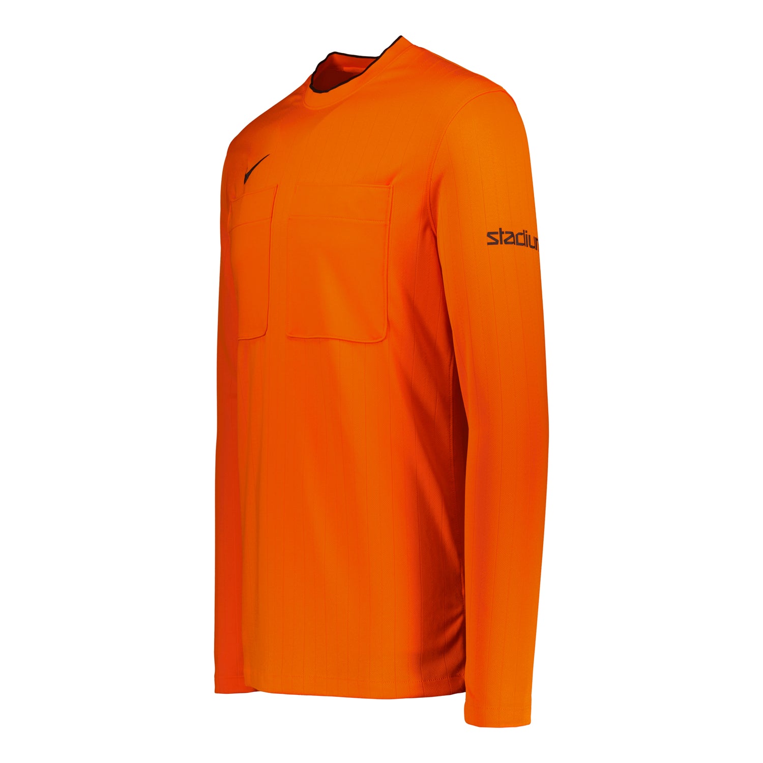 Referee's Long Sleeved Shirt, Orange + Referee Badge