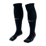 Niken mustat jalkapallosukat. Jalkapallosukkien Dri-FIT materiaali auttaa pitämään jalkasi kuivana. 