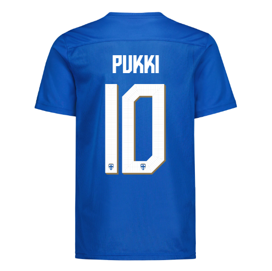 Finland Official Away Jersey 2022/23, Pukki Print, Kids