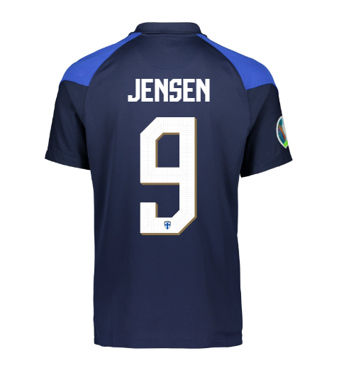 Finland Official Away Jersey EURO2020 Limited Edition F. Jensen Print